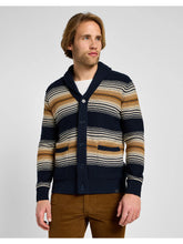 Męski Sweter Lee Frontier Cardigan Navy 112357966 LD47013678